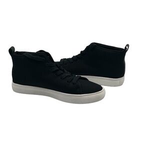 Kenneth Cole REACTION Black Lace Up Mid Top Sneakers Size 7 Men's